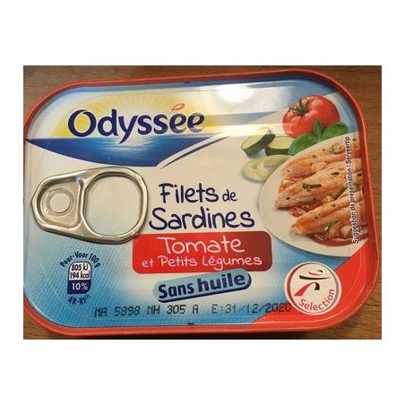 Odyssee Odys Filet Sardin Tom/Leg 100G