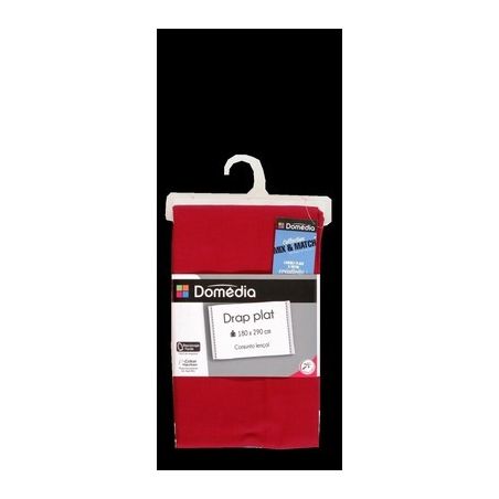 Domedia Drap Plat 180 Cerise