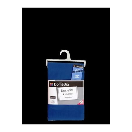 Domedia Drap Plat 180 Bleu