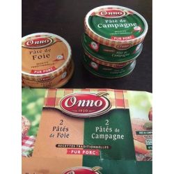 Onno Pates 2Foie 2Campag 4X80G