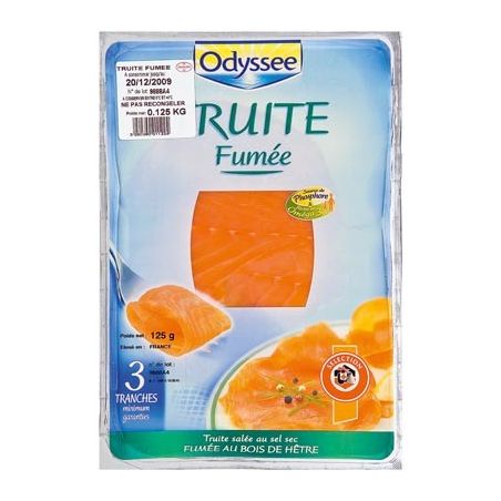 Odyssee Truite Fumee 120G