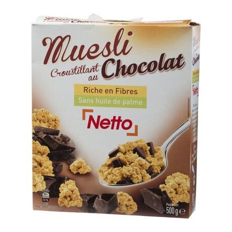 Netto Muesli Crousaint Chocnr 500