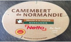 Netto Camembert Lait Cru 250G
