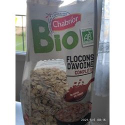 Chabrior Chab Flocons D'Avoine Bio 500G