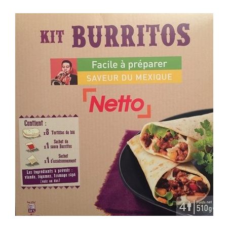Netto Kit Burritos 510G