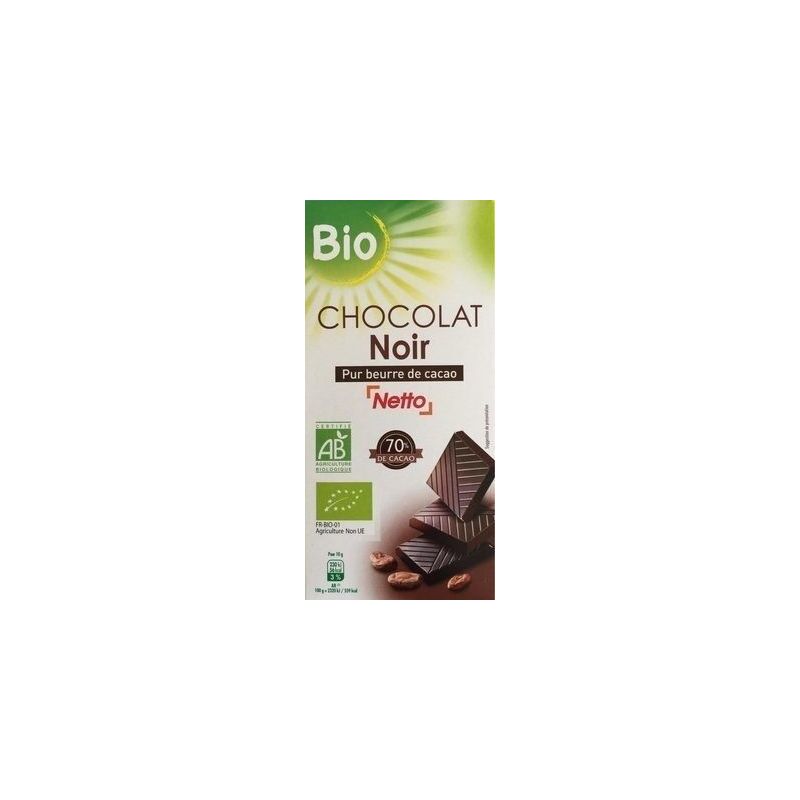 Netto Net Tab Choc De.Nr 70% Bio 100