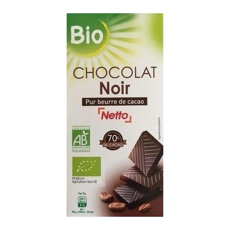 Netto Net Tab Choc De.Nr 70% Bio 100