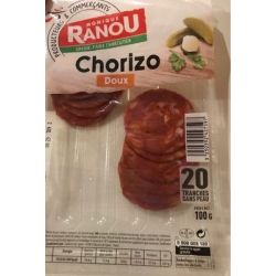 Ranou Chorizo Doux 20Tr 100Gr