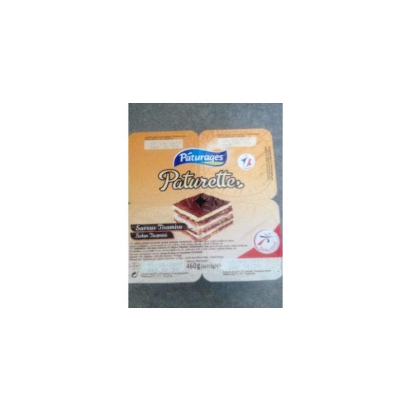 Paturages Paturette Sav.Tiramisu 4X115G