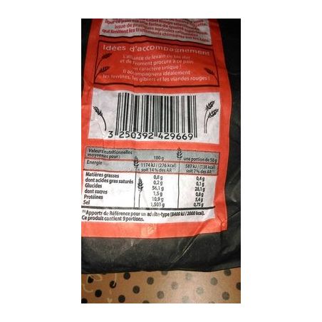 La Fournée Campaniere Lfc Pain Base Farin Lr Pc/450G