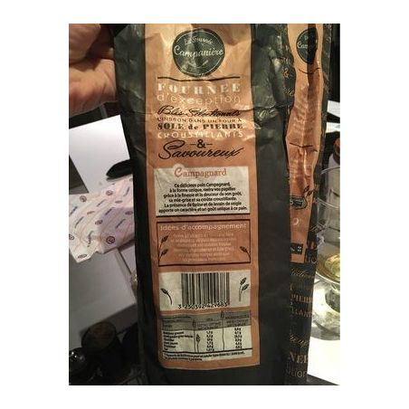 La Fournée Campaniere Lfc Pain Campagnard Pc/400G
