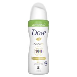 Dove Déodorant Invisible Dry Compressé Anti-Transpirant : Le Spray De 100Ml