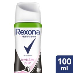 Rexona Déodorant Invisible Pure Compressé Anti-Transpirant : Le Spray De 100Ml
