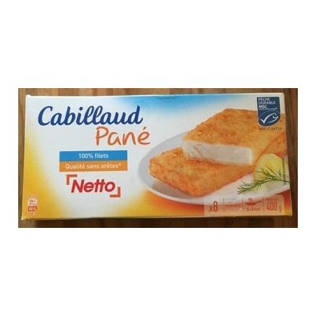 Netto Msc Cabillau Panex8 400G