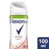 Rexona Déodorant Musc Compressé Anti-Transpirant : Le Spray De 100Ml