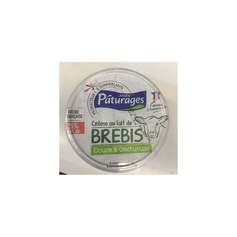 Paturages Pat Creme Epaisse Brebis 20Cl