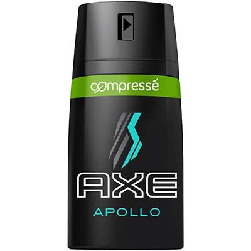 Axe Déodorant Homme Spray Compressé Apollo Frais 48H 100Ml