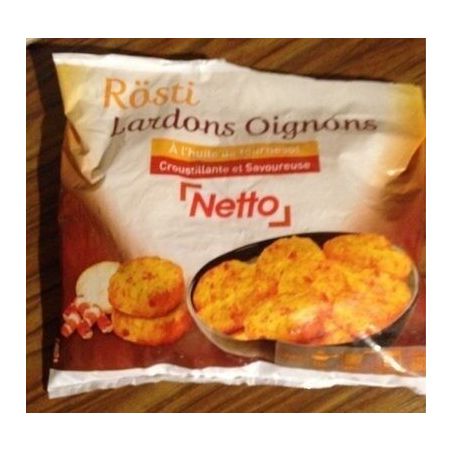 Netto Rosti Pdt Lardons 600G