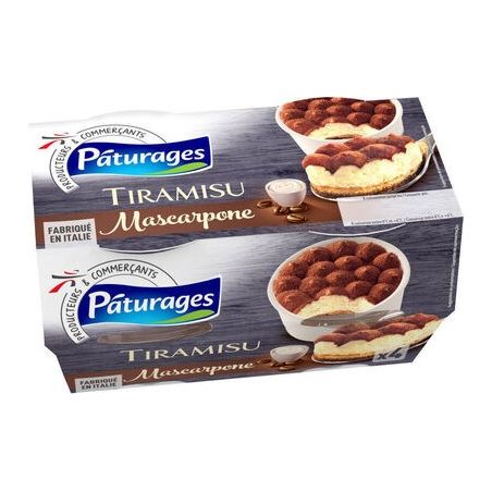 Paturages Pat Tiramisu 4X80G