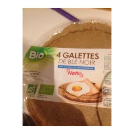 Netto Net Galet Ble Noir Bio X4 220G