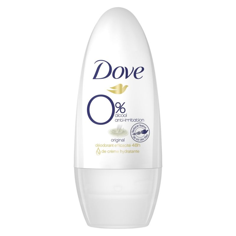 Dove Déodorant Bille Original Zéro : Le Roll-On De 50 Ml