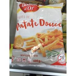 Bouton Dor B.Or Frites Patate Douce 600G