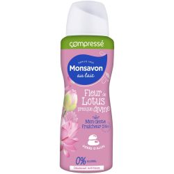 Monsavon Déodorant Fleur De Lotus Compressé Anti-Transpirant : Le Spray 100Ml