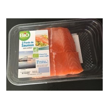 Selection Intermarche 2 Paves Saumon Bio Sa Pnm 250G