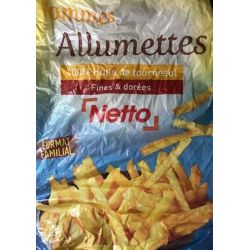 Netto Pom Frites Allumet 2.5Kg