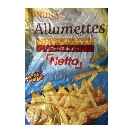 Netto Pom Frites Allumet 2.5Kg