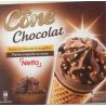 Netto Cones Chocolat X6 444G