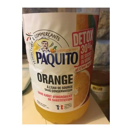 Paquito S/Paquito Bafp Orange Detox 2L