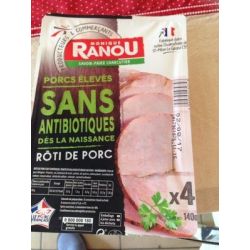 Ranou Roti Porc S/Antibio4T140