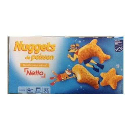 Netto Msc Nuggets Poisson 450G
