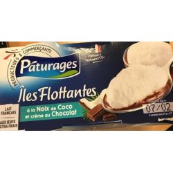 Paturages Pat Ile Flot Choco Coco4X100G