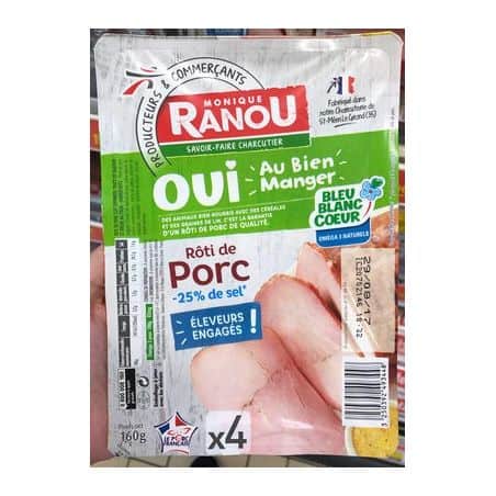 Ranou Roti Porc Bbc 4Tr 160Gr