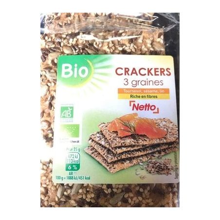 Netto Nett.Crackers 3 Graines Bio200