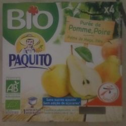 Compote de pomme allgée Bio / Organic Apple Compote PAQUITO
