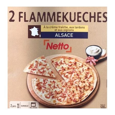 Netto Flammekueches X2 500G