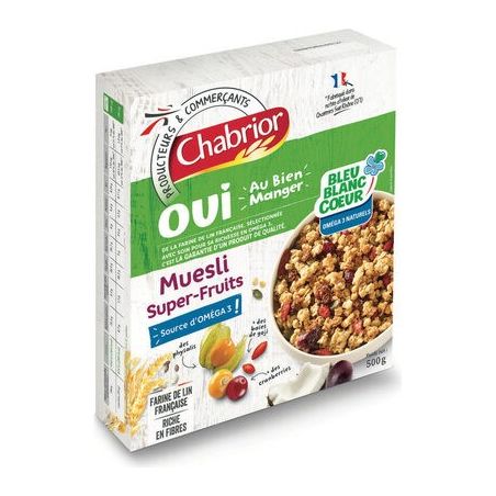 Chabrior Cha.Muesli Super Fts Bbc 500G