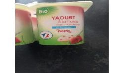 Netto Yaourt Bio Fraise4X125G