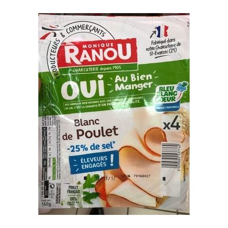 Ranou Blanc Poulet Bbc 4T 160G
