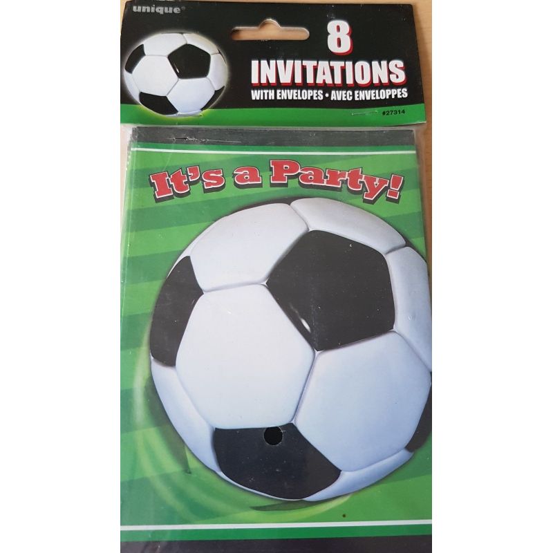Football Carte D Invit X8