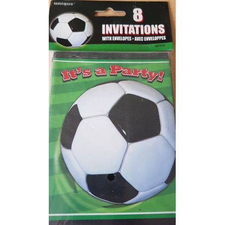 Football Carte D Invit X8