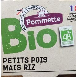 Pommette Pom Bol P.P.Mais Riz Bio2X200G