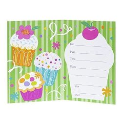 Cupcake Carte D Invit X8