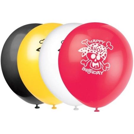 Pirate Ballons 30Cm X8