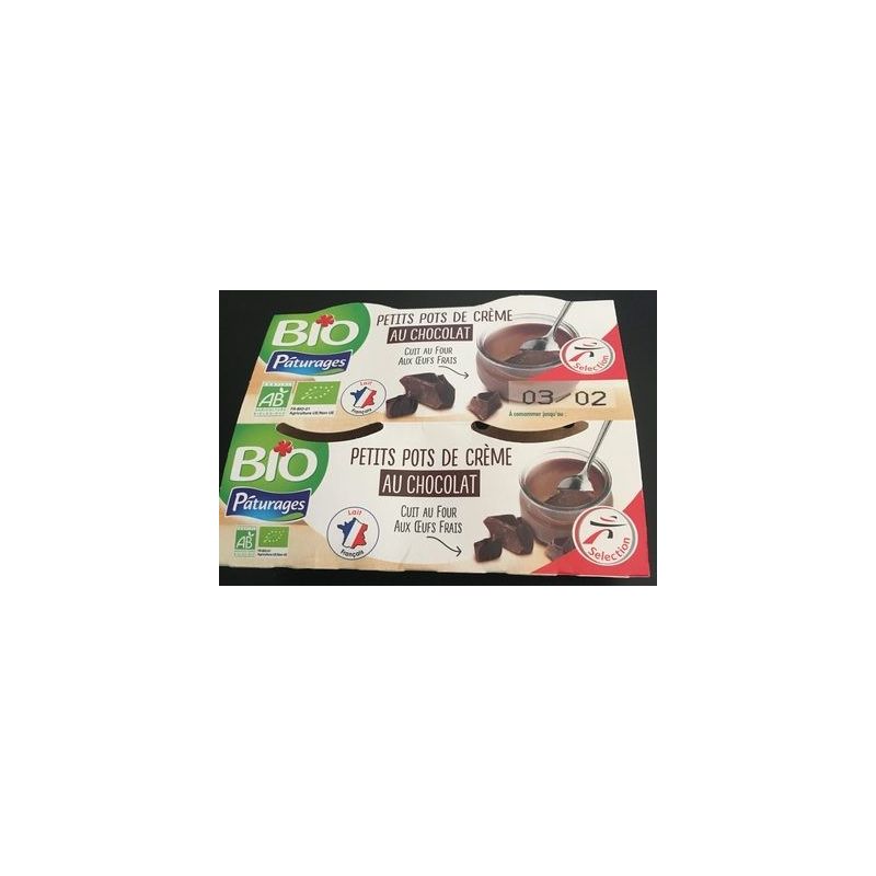 Paturages Pat Ppc Bio Choco 2X100G