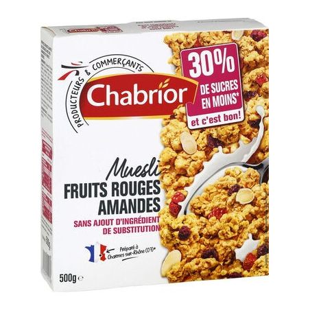 Chabrior Chab.Muesli Fts Rge/Am.-Suc500