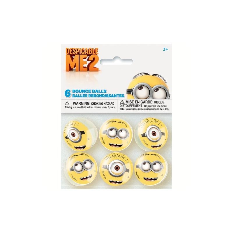 Minion 6 Balles Rebondissante Minions